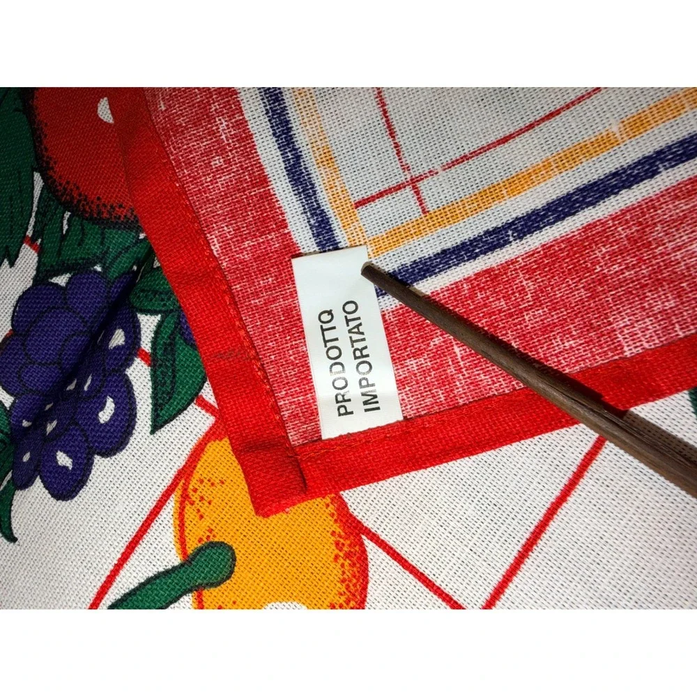 Vintage‎ Fruit Kitchen Tea Towels Set of 2 Lemons Watermelon Berries 100% Cotton